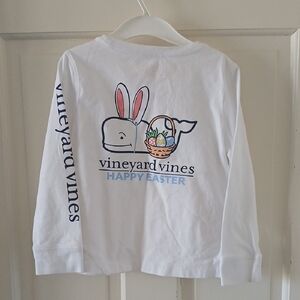 Vineyard Vines White Kids Easter Shirt